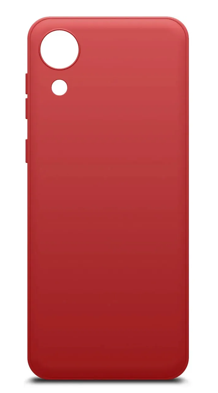 

Чехол BORASCO для Samsung Galaxy A03 Core, противоударный, красный, 40945
