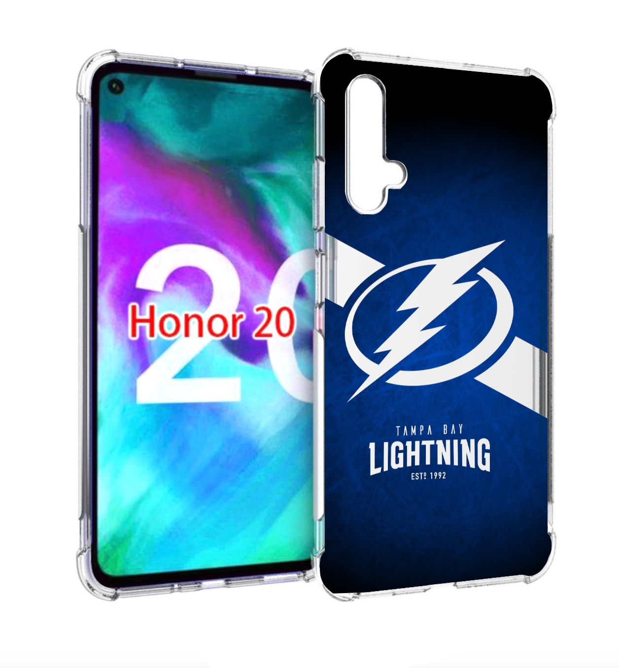 

Чехол бампер MyPads тапа беи лаитнинг мужской для Honor, Прозрачный, Tocco