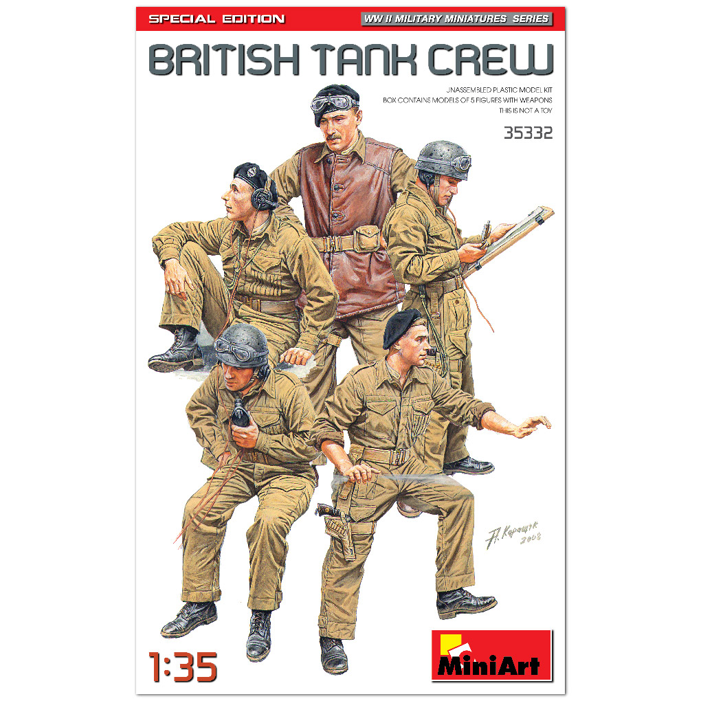 

Сборная модель MiniArt 1/35 Британский танковый экипаж 35332