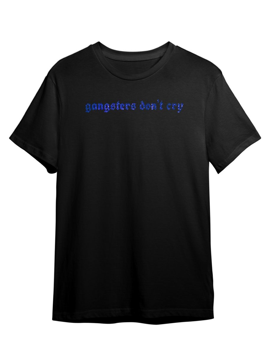 

Футболка унисекс Каждому Своё Gangsters don’t cry/OG/Гангстер STGO15GB черная 4XL, "Gangsters don’t cry/OG/Гангстер" STGO15GB