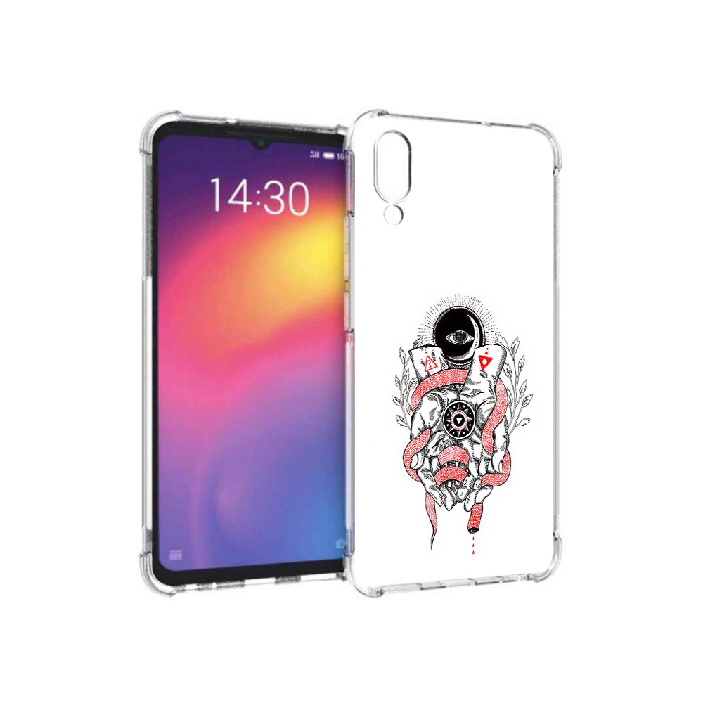 

Чехол MyPads Tocco для Meizu Note 9 абстрация связанные руки (PT134513.88.213), Прозрачный, Tocco