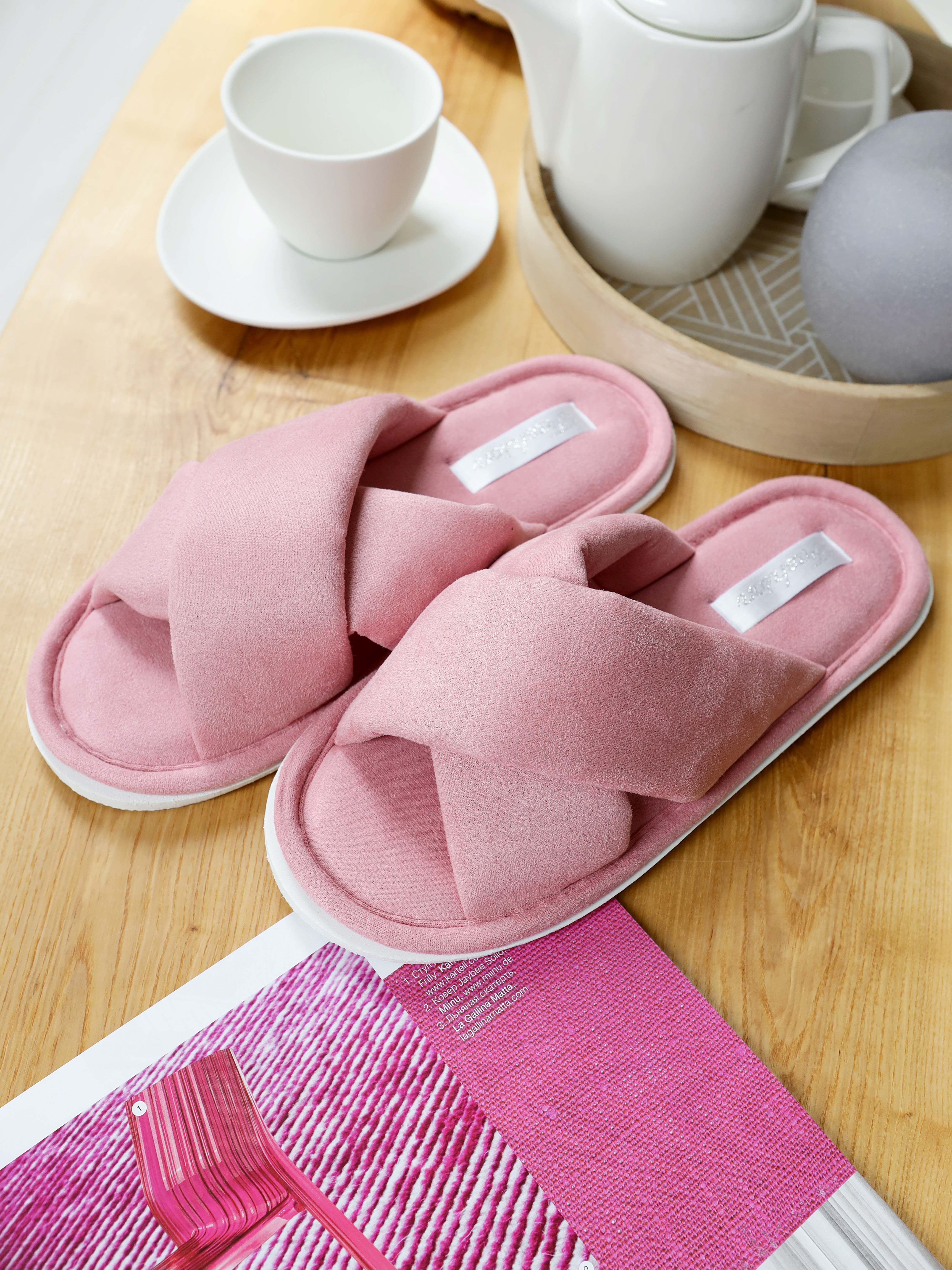 Тапочки женские ALBERY АС-5401 розовые 40-41 RU 625₽