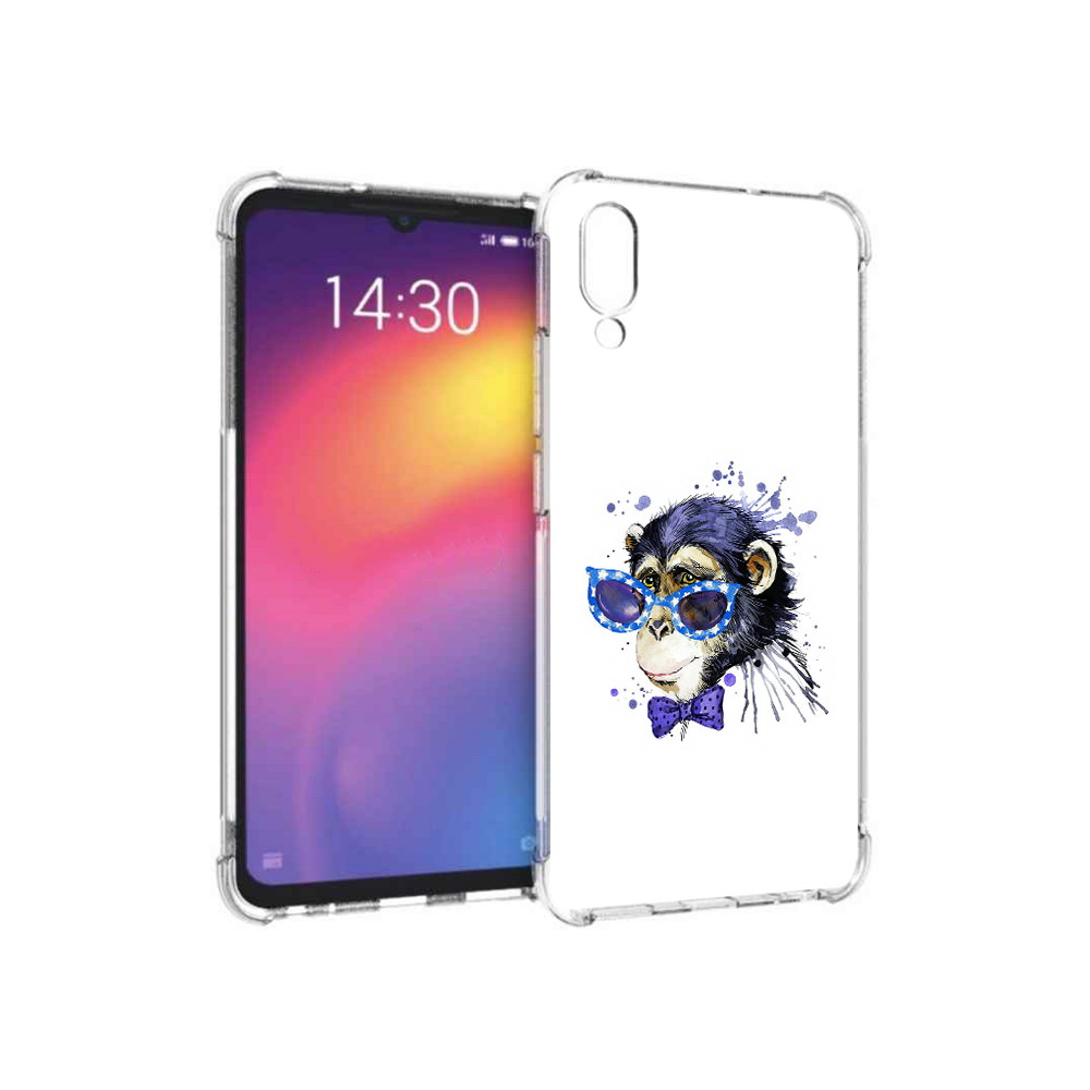 

Чехол MyPads Tocco для Meizu Note 9 акварельная обезьяна (PT134513.88.216), Прозрачный, Tocco