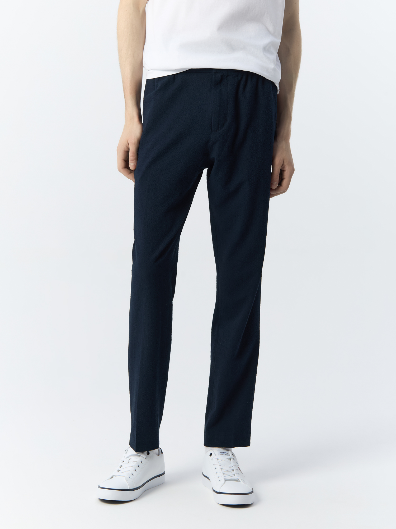 

Брюки мужские Tommy Hilfiger MW0MW34492DW5 синие 32/32, Синий, MW0MW34492DW5