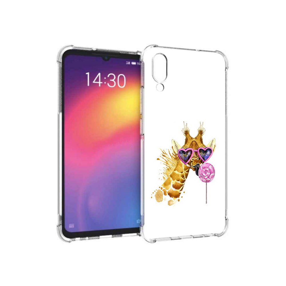 

Чехол MyPads Tocco для Meizu Note 9 акварельный жираф (PT134513.88.217), Прозрачный, Tocco