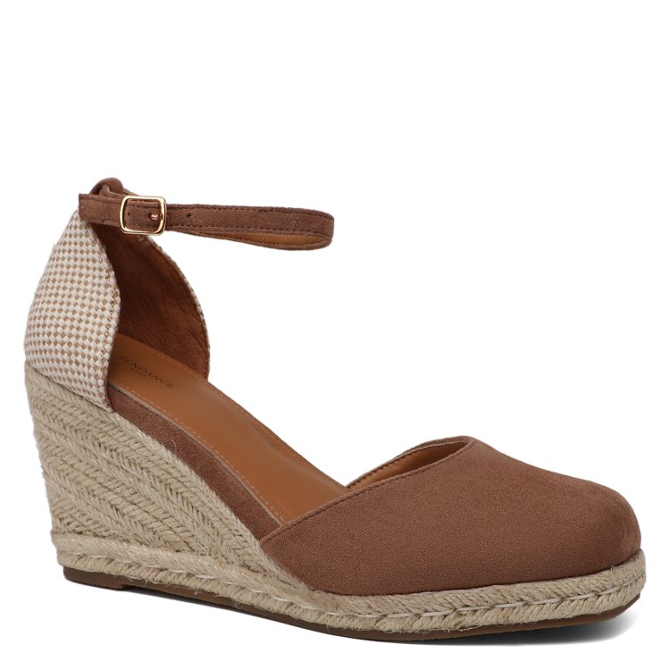 

Эспадрильи женские Tendance FR60-70 коричневые 38 EU, Коричневый, FR60-70