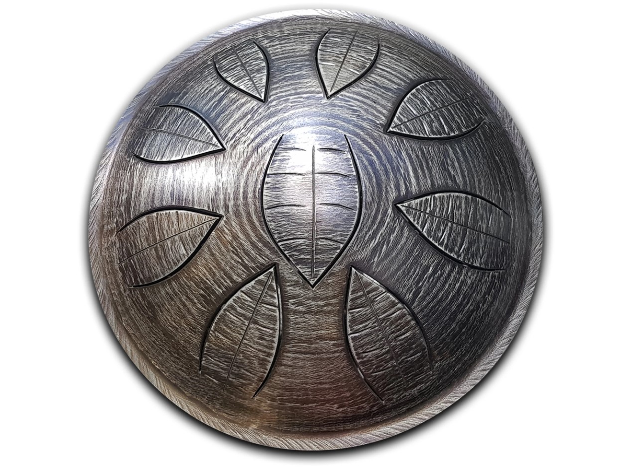 

Глюкофон 34см, Handpan Overtone OHP-L34-8-1-Bz-F#m-Hokaido