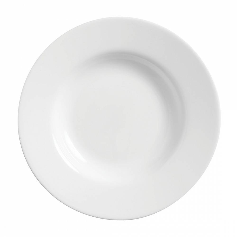 фото Тарелка суповая, la opala, sovrana, white, 225мм, 6шт