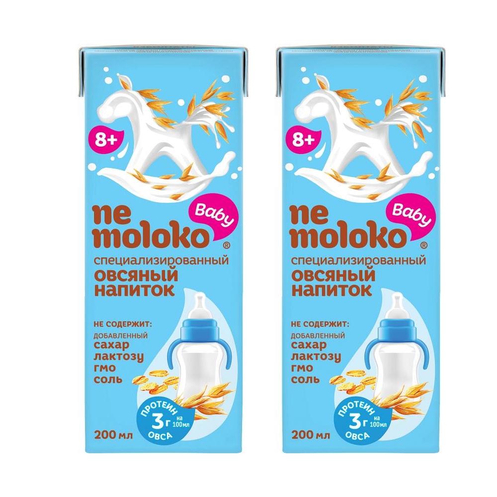 

Напиток овсяный Nemoloko Специализированный, 0,2 л х 2 шт