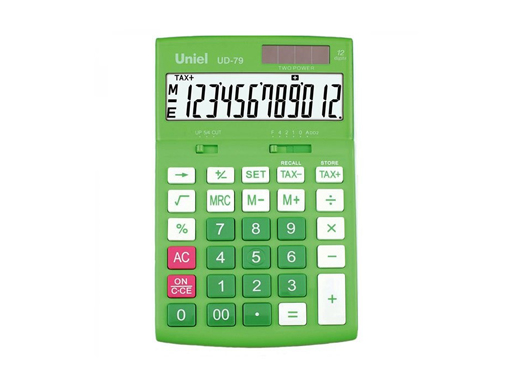 Калькулятор Uniel UD-79G зеленый
