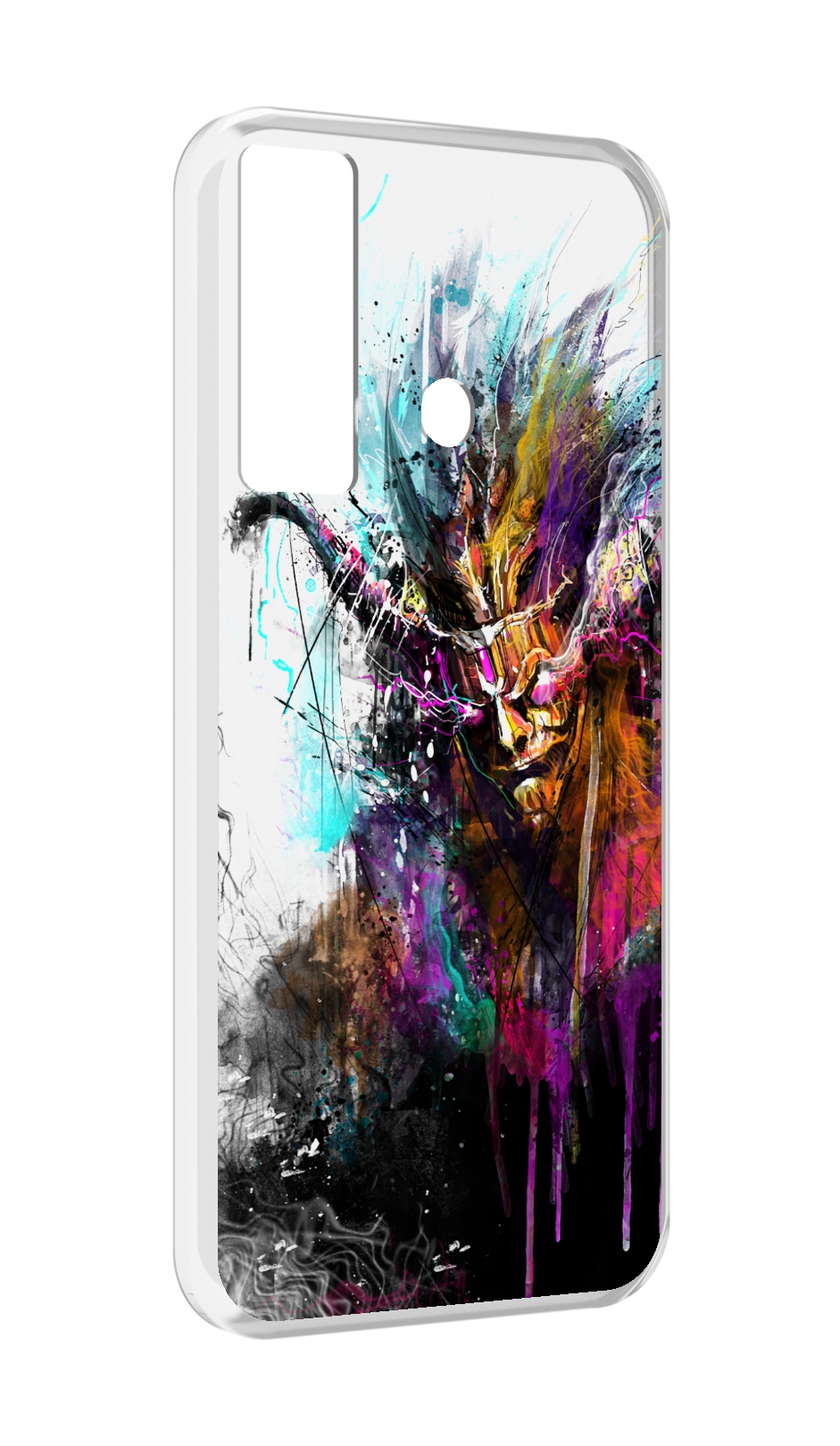 

Чехол MyPads яркий дьявол для Tecno Camon 17, Прозрачный, Tocco