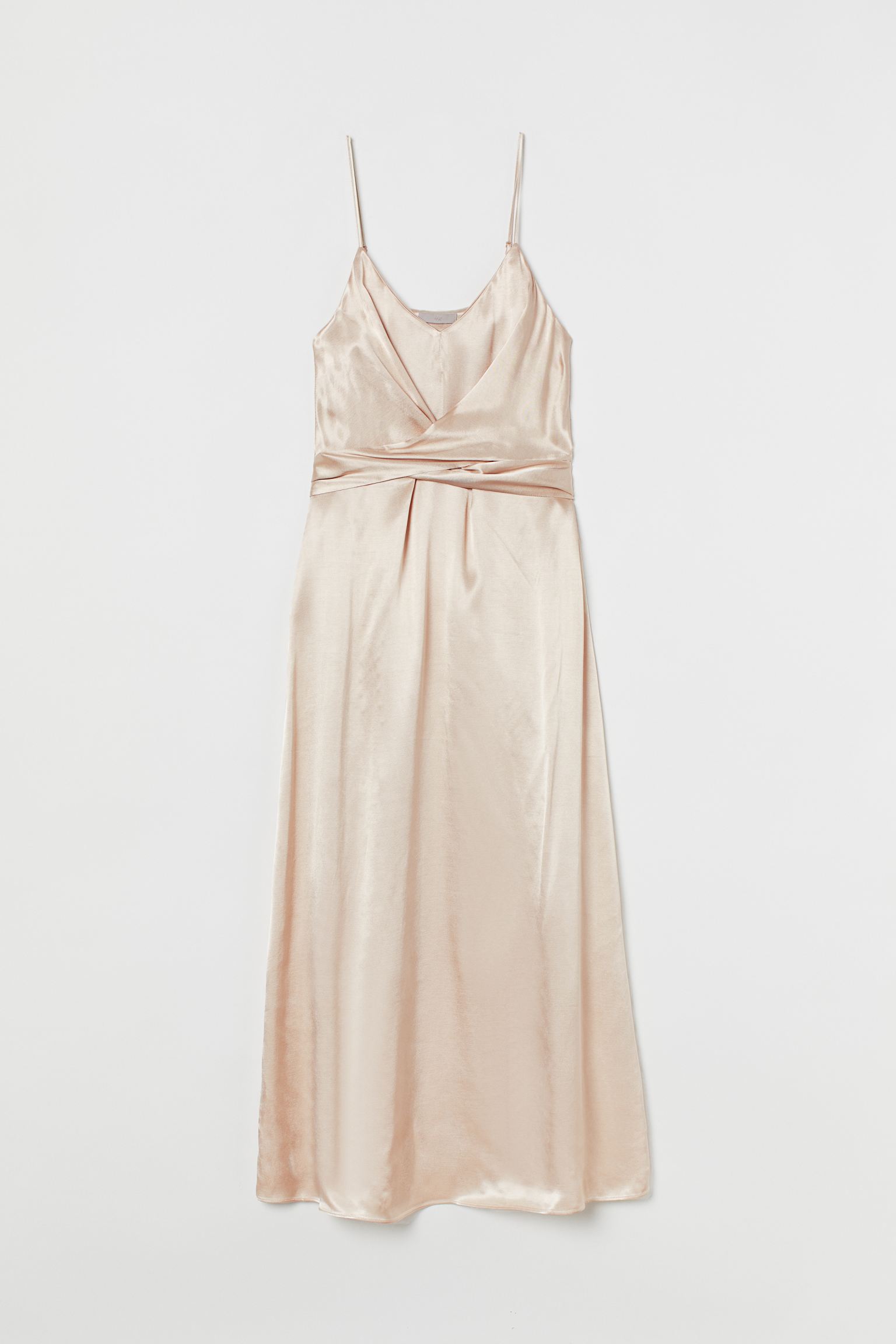 

Платье женское H&M 889010001 бежевое 38 EU, Бежевый, 889010001