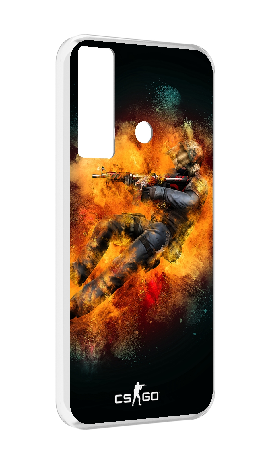

Чехол MyPads CS-go Контр-террорист для Tecno Camon 17, Прозрачный, Tocco
