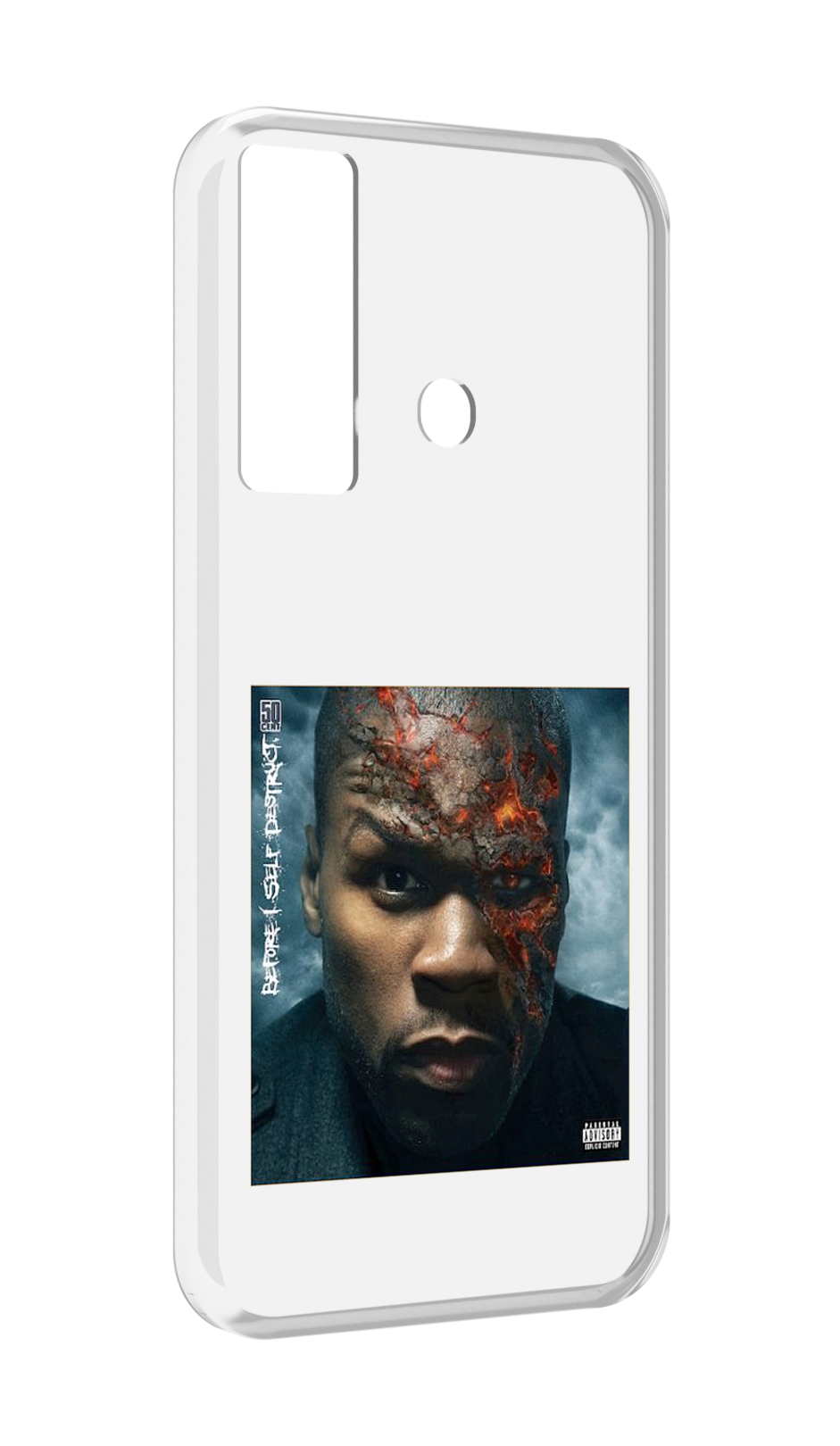 Чехол MyPads 50 Cent - Before I Self Destruct мужской для Tecno Camon 17