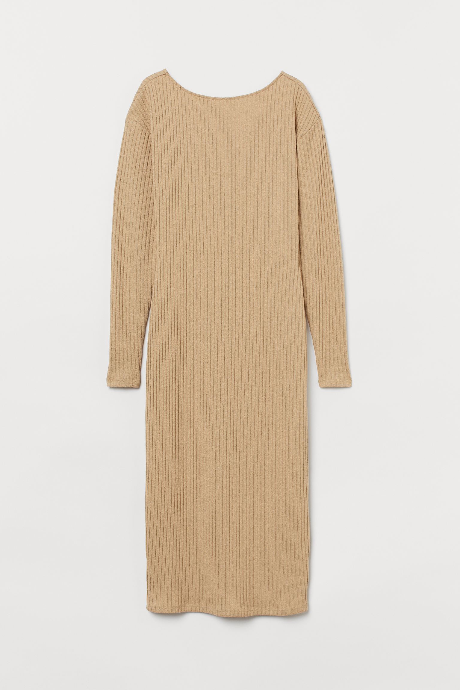 

Платье женское H&M 959461003 бежевое, M, Бежевый, 9594610