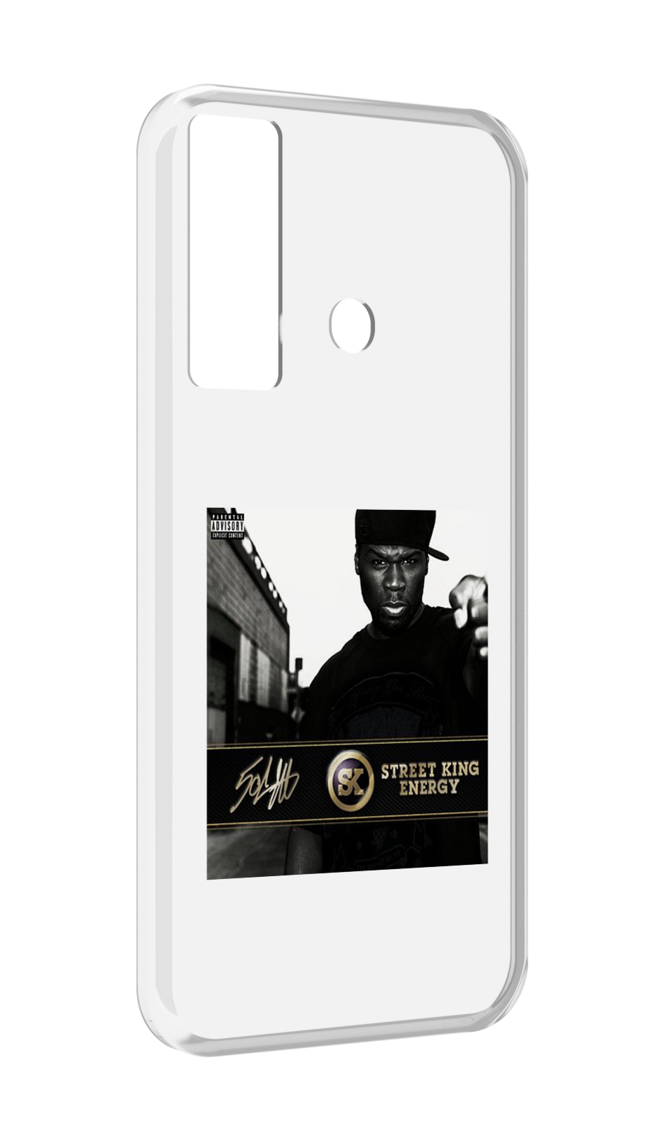 

Чехол MyPads 50 Cent - Street King Energy для Tecno Camon 17, Прозрачный, Tocco