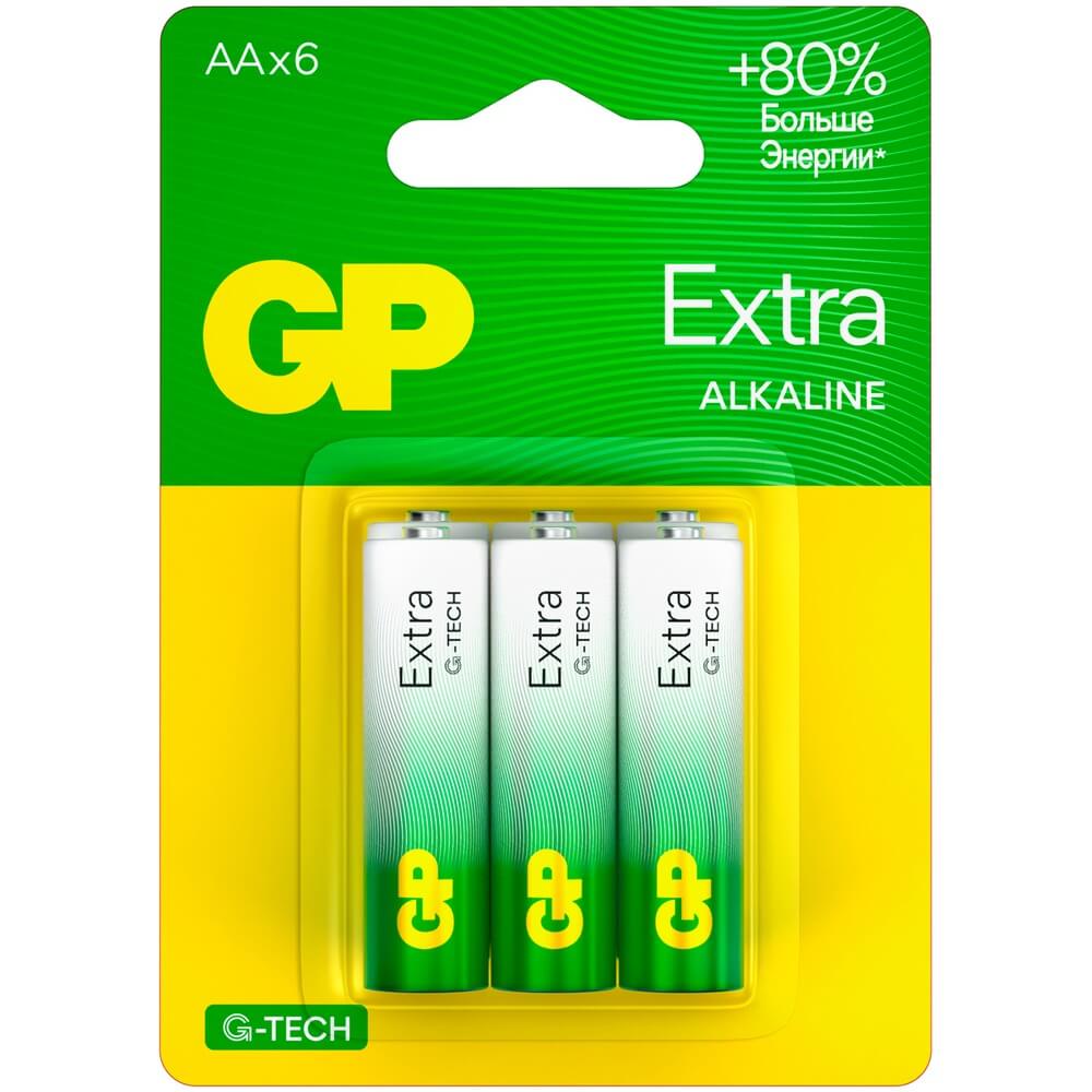 

Батарейка GP Extra Alkaline 15AXA21-2CRSBC6, 6 шт, 15AXA21-2CRSBC6