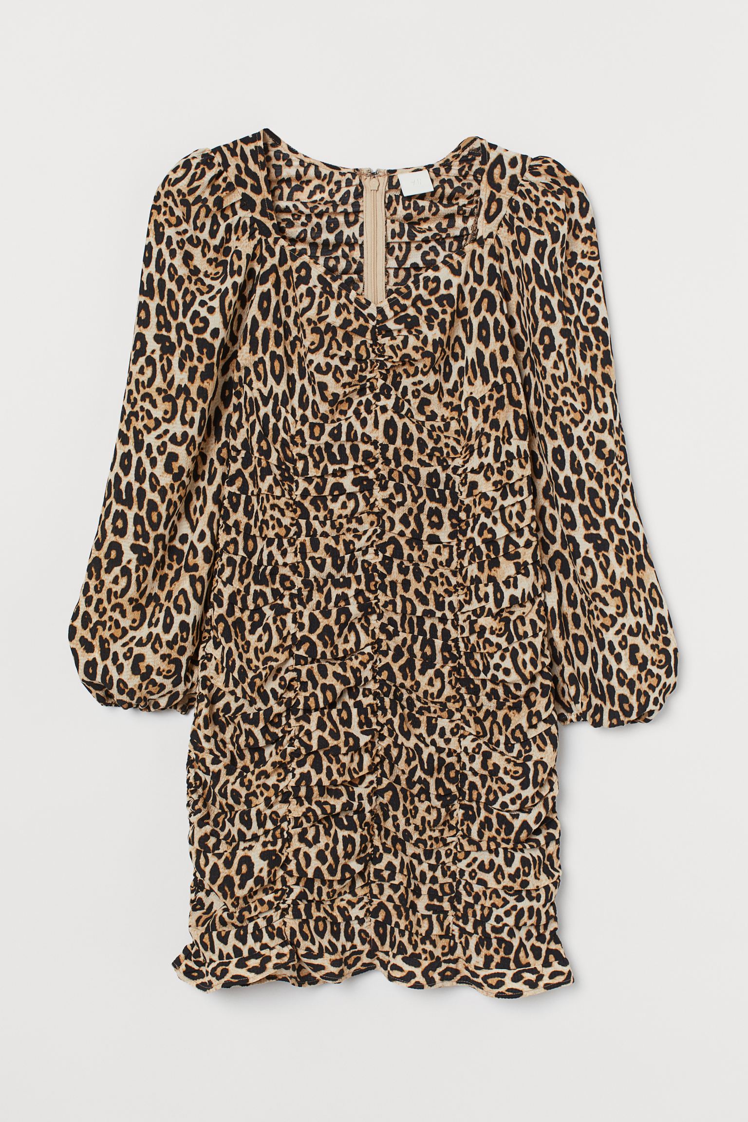 

Платье женское H&M 931836001 коричневое 34 EU, Коричневый, 931836001