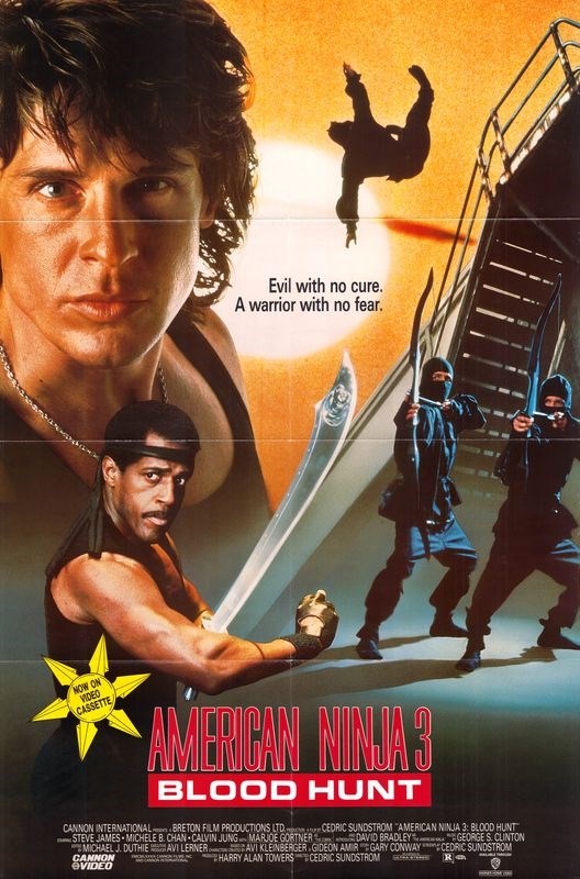 

Постер к фильму "Американский ниндзя 3: Кровавая охота" (American Ninja 3 Blood Hunt) 50x7