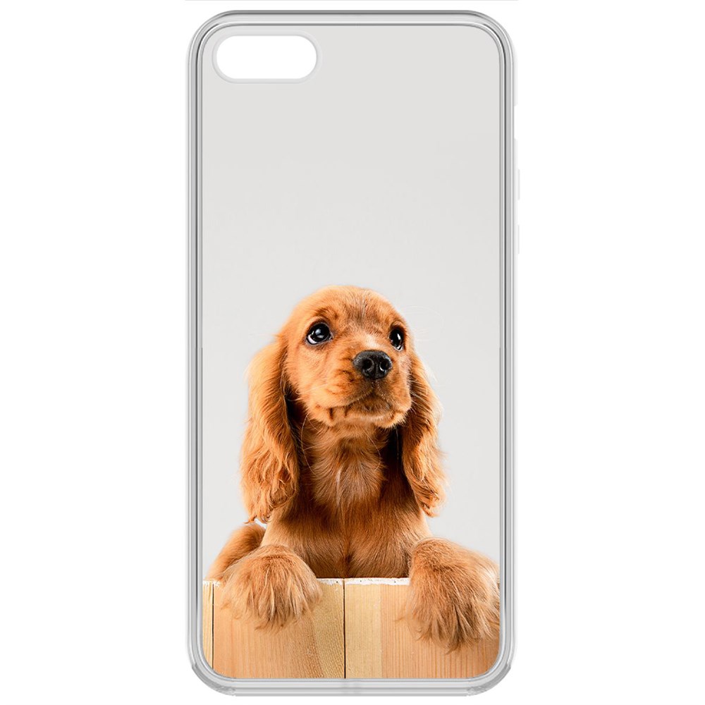 

Чехол-накладка Krutoff Clear Case Выходи играть для iPhone 5/5s, Прозрачный