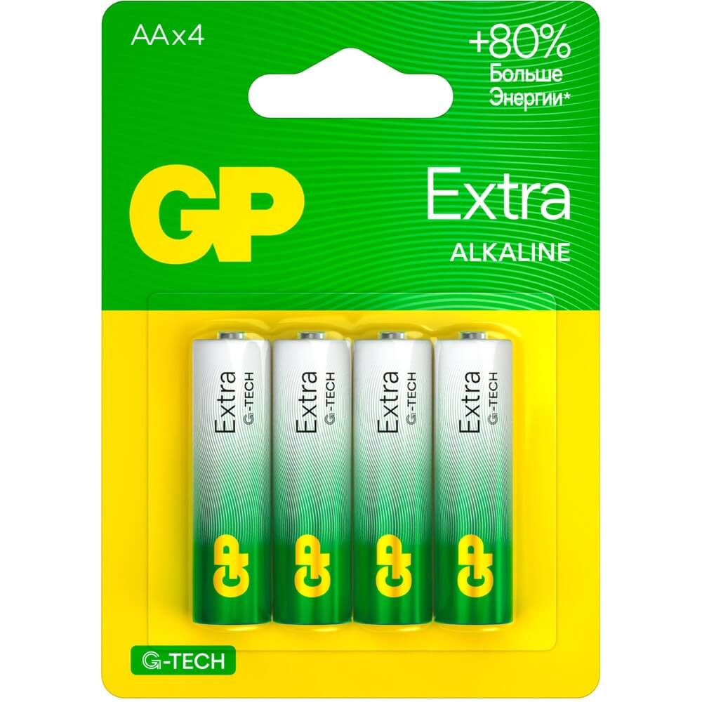 

Батарейка GP Extra Alkaline 15AXA21-2CRSBC4, 4 шт, 15AXA21-2CRSBC4