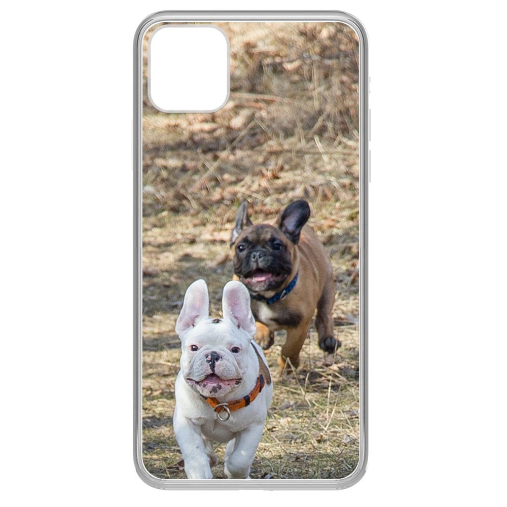 

Чехол-накладка Krutoff Clear Case Догонялки для iPhone 11 Pro Max, Прозрачный