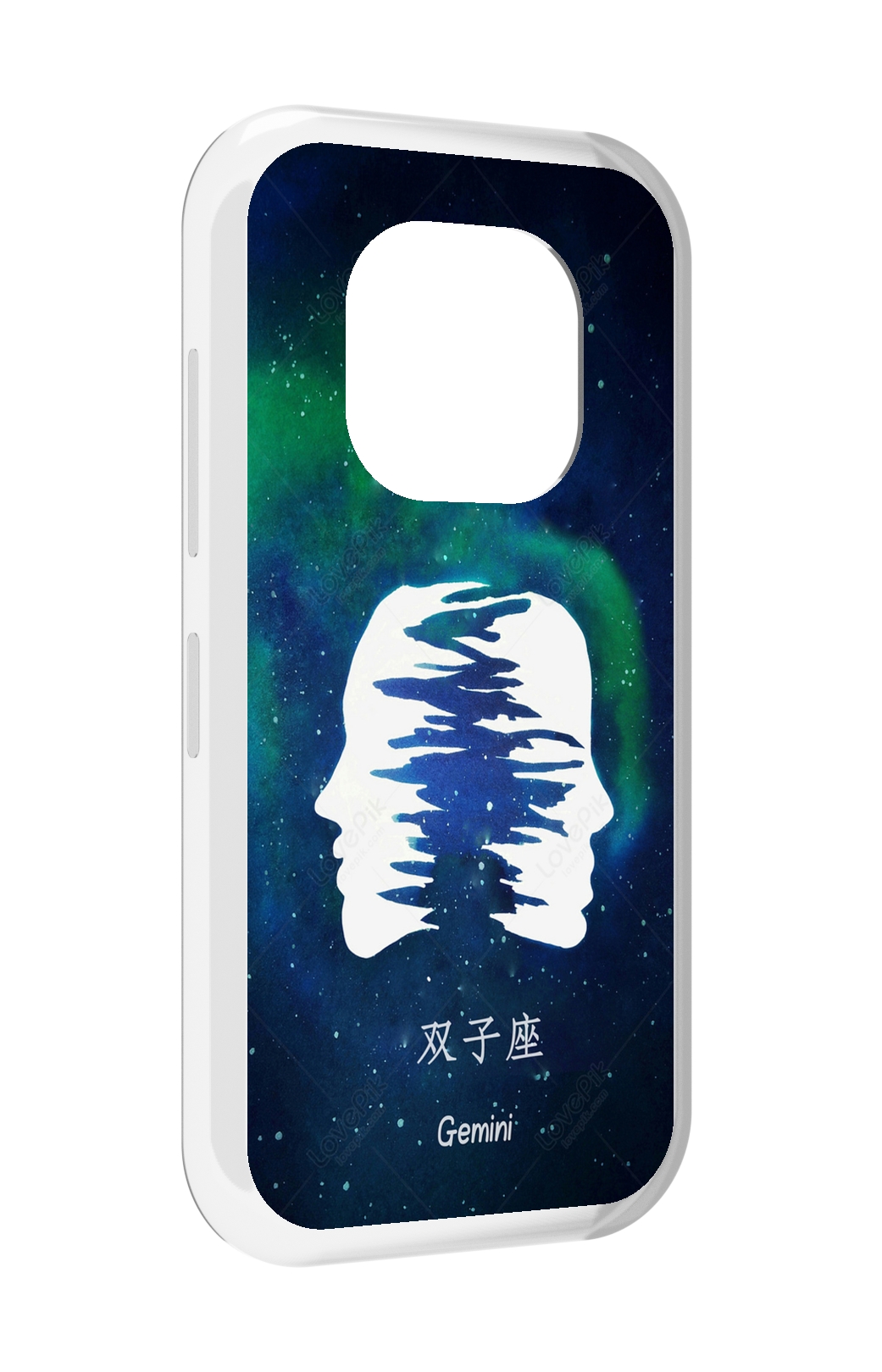 

Чехол MyPads знак зодиака близнецы 6 для Doogee V20, Прозрачный, Tocco