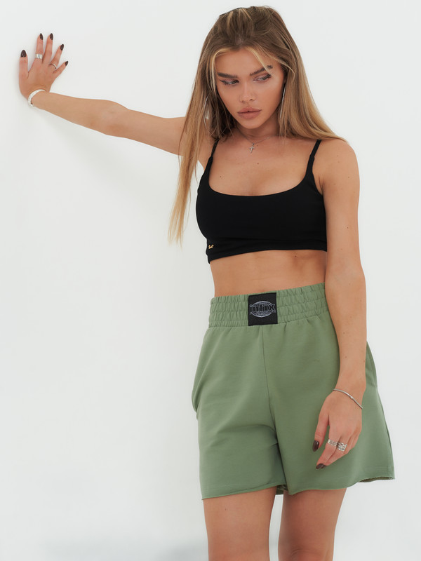 Cпортивные шорты женские Little Secret uz300104 зеленые M