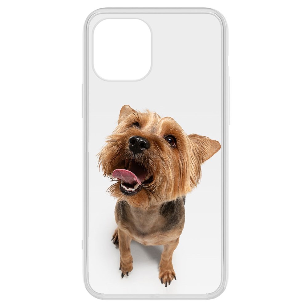 

Чехол-накладка Krutoff Clear Case Йоркширский терьер для iPhone 12 Pro Max, Прозрачный