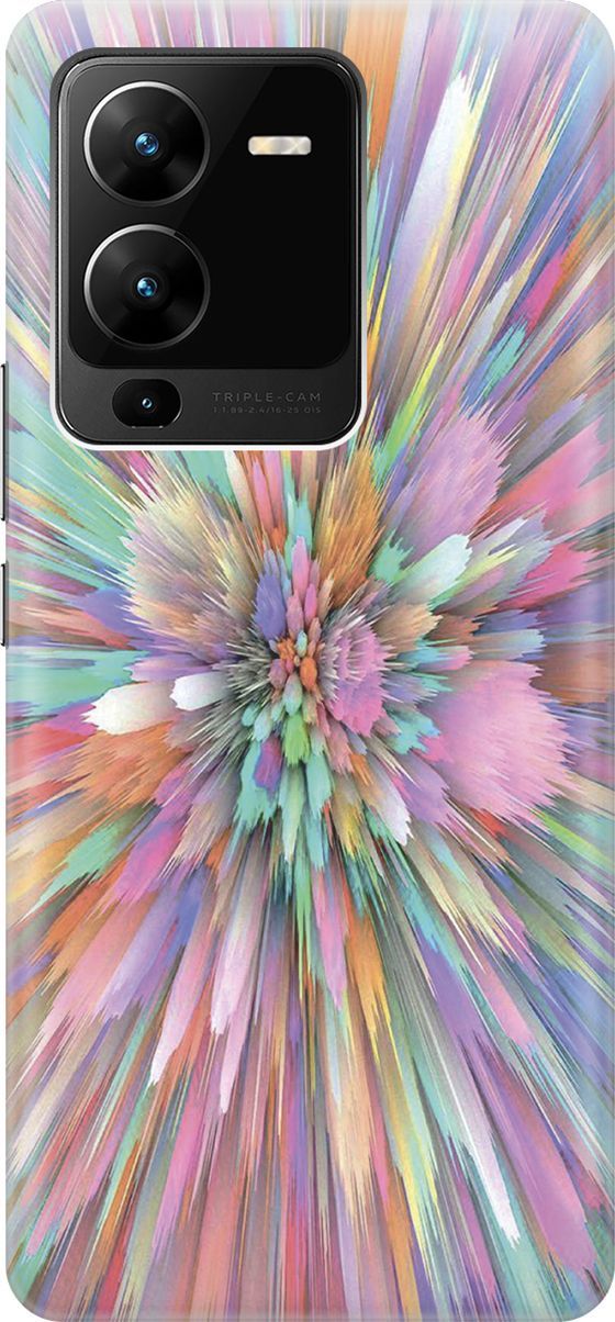 Силиконовый чехол на Vivo V25 Pro 5G с принтом 