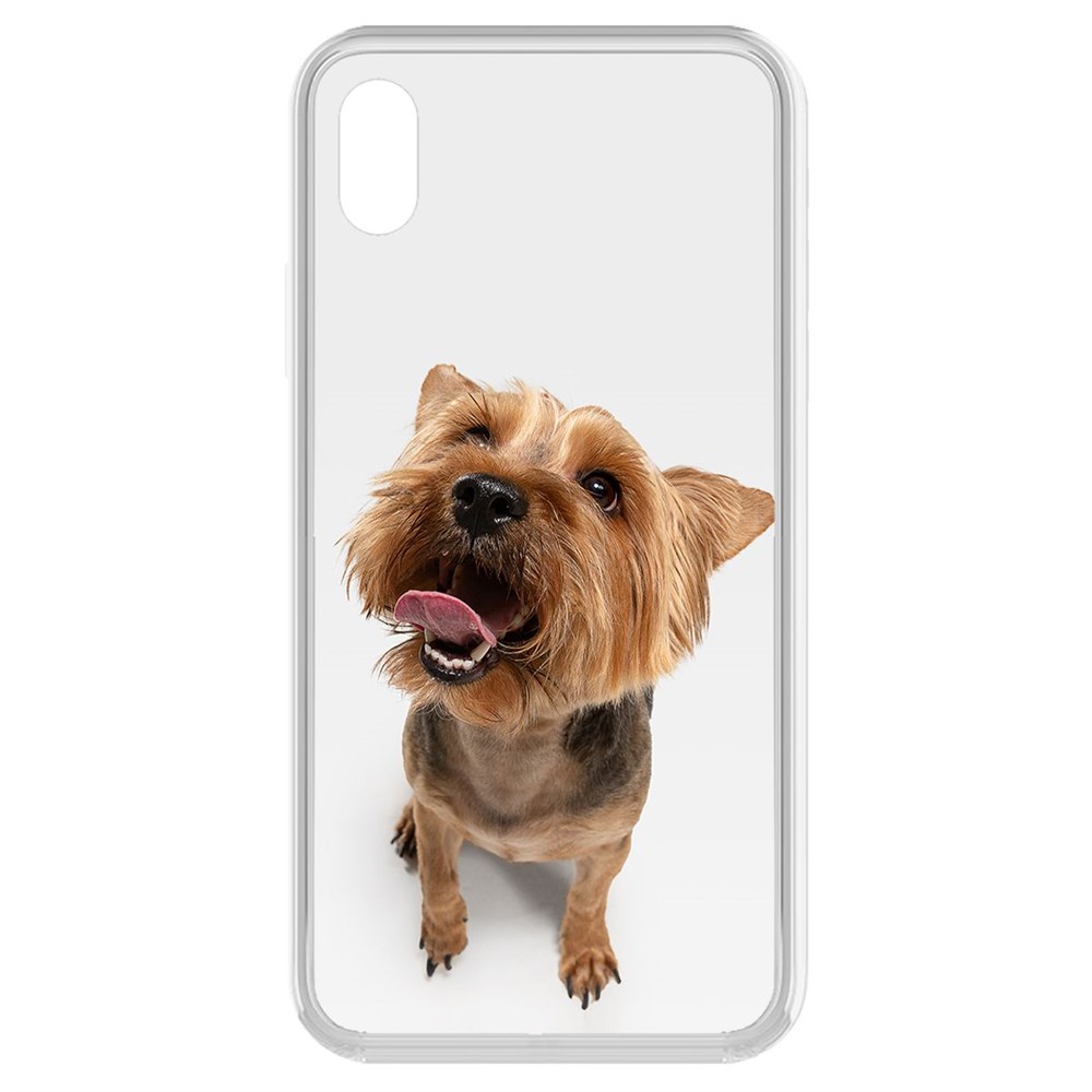 

Чехол-накладка Krutoff Clear Case Йоркширский терьер для iPhone XR, Прозрачный