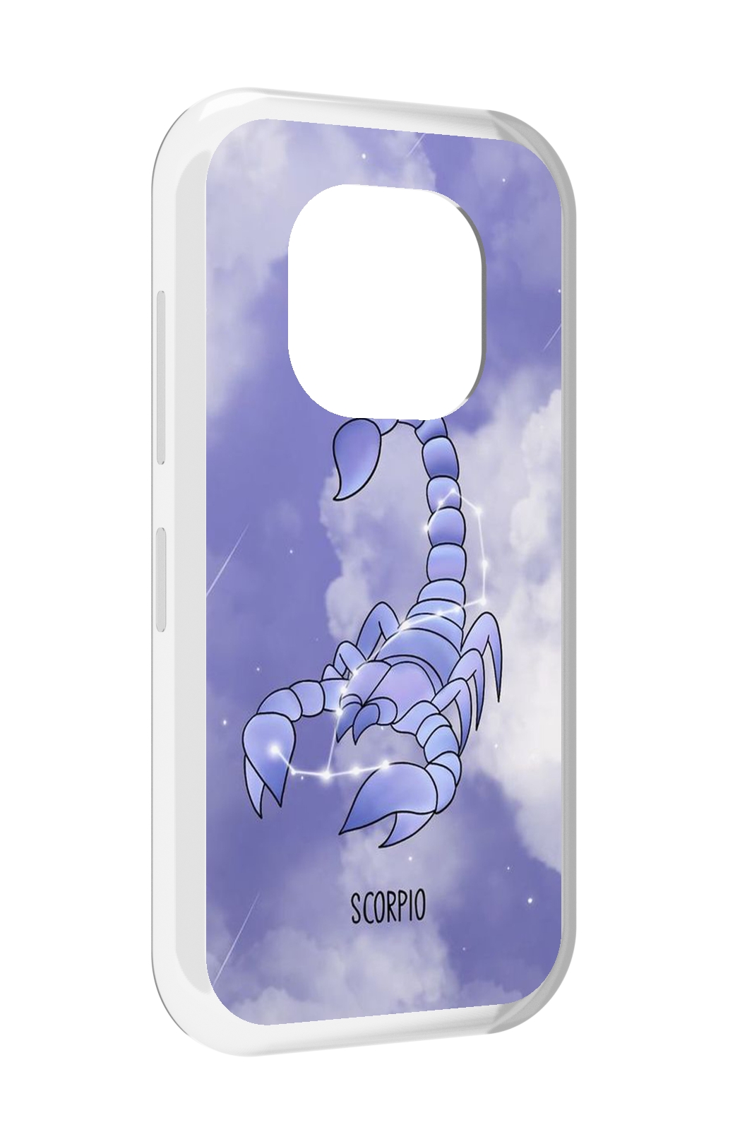 

Чехол MyPads знак зодиака скорпион 2 для Doogee V20, Прозрачный, Tocco