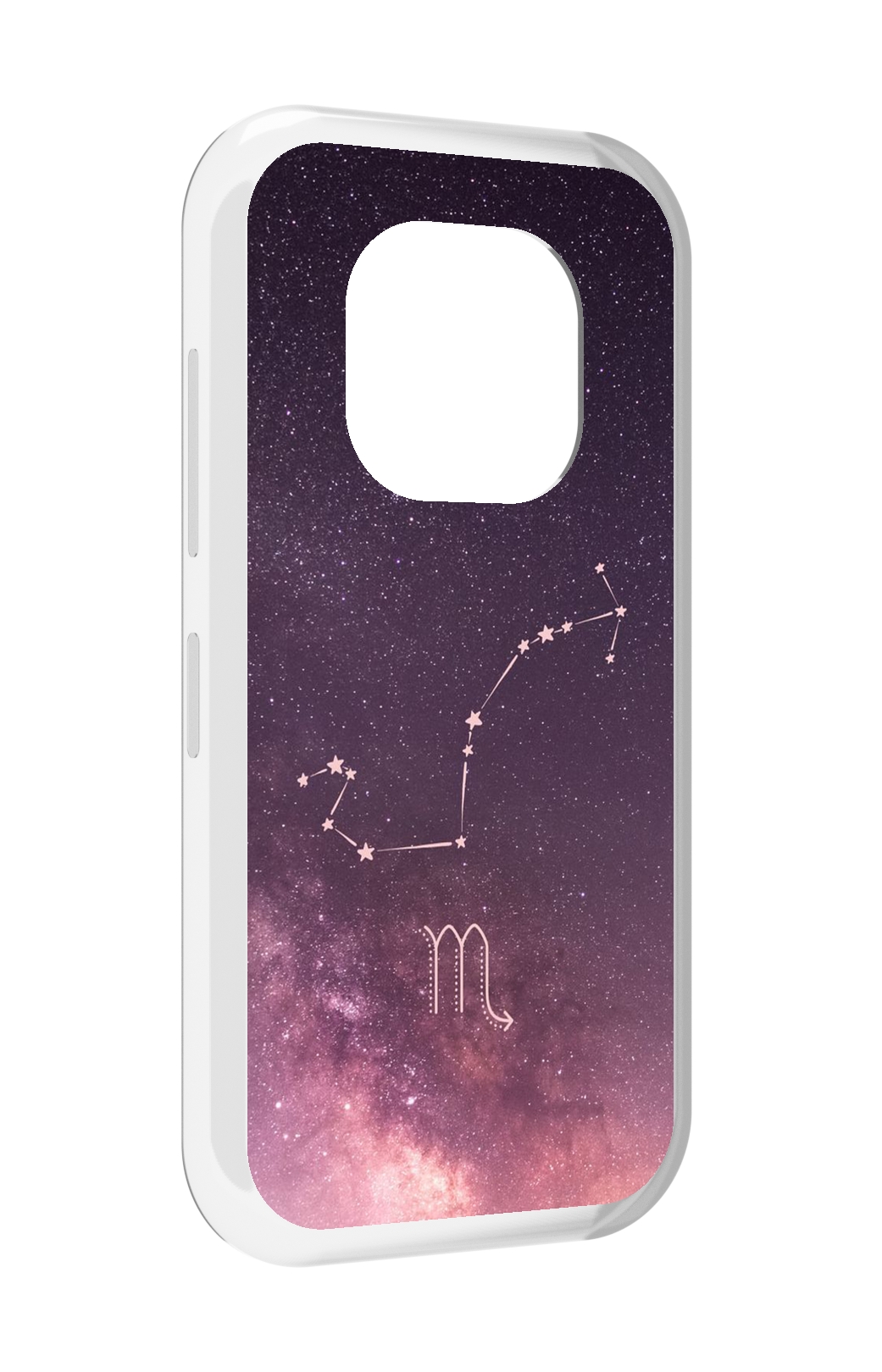 

Чехол MyPads знак зодиака скорпион 4 для Doogee V20, Прозрачный, Tocco
