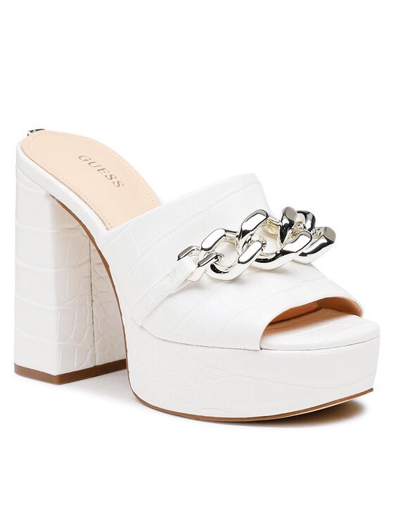 

Мюли Xanthe FL5XAN PEL03 Guess белый 40 EU, Xanthe FL5XAN PEL03