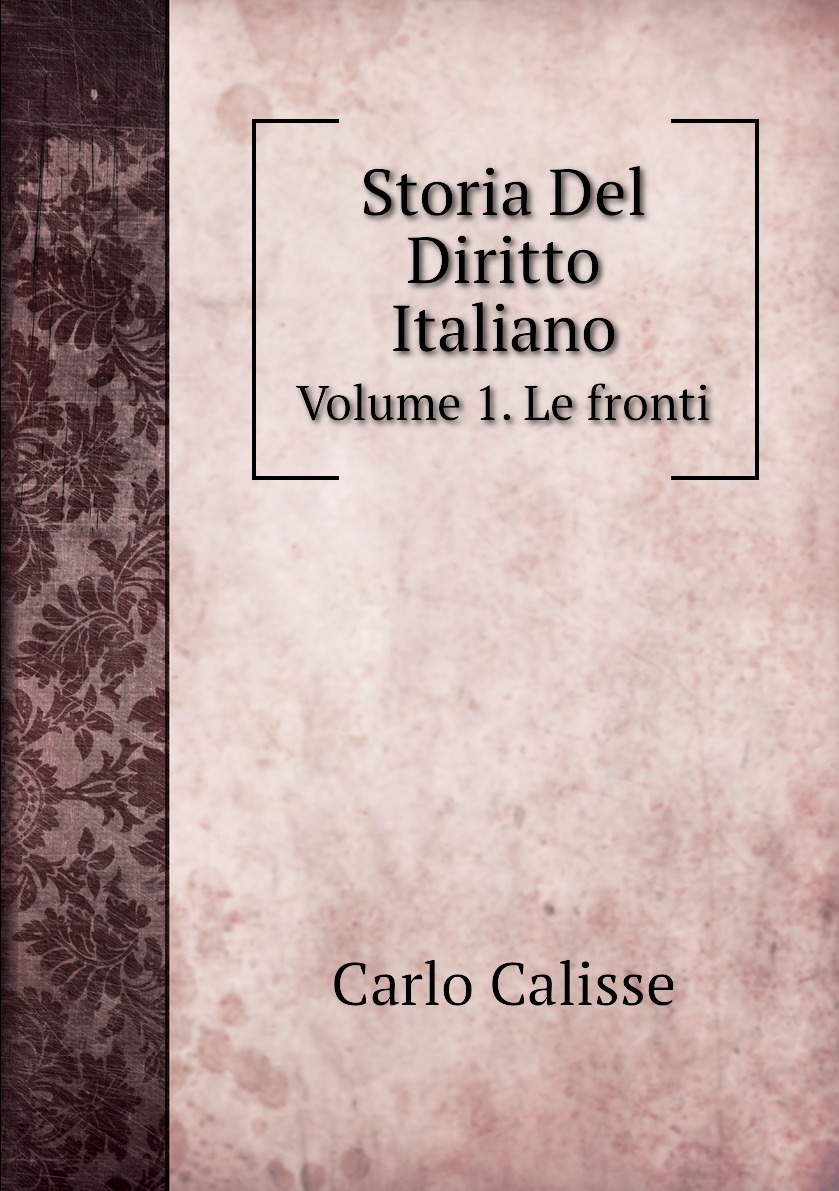 

Storia Del Diritto Italiano