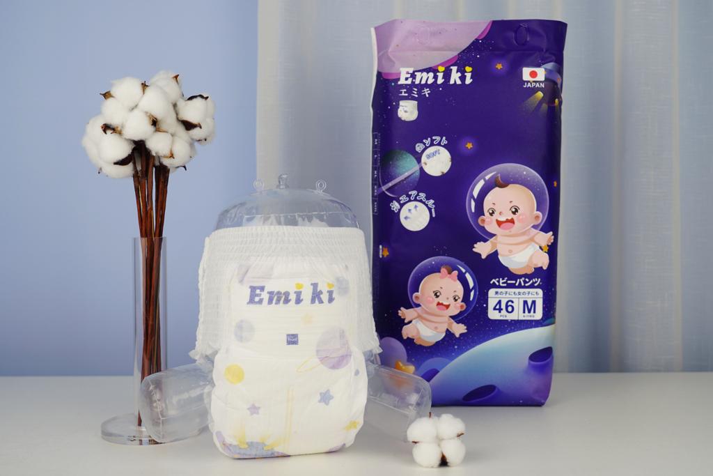 

Подгузники-трусики Emiki soft touch, M, 6-11кг, 46 шт, soft touch
