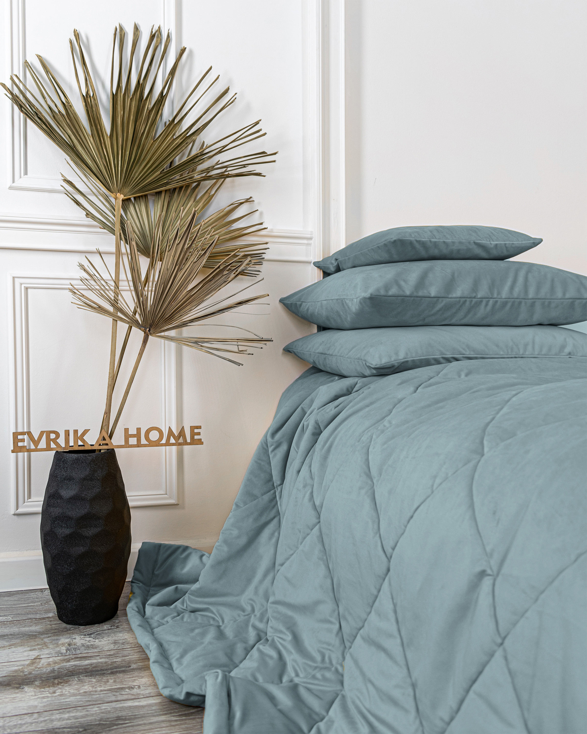 

Наволочки декоративные Evrika Home 40х40 Беллиссимо Серо-голубой, Серебристый, Беллиссимо
