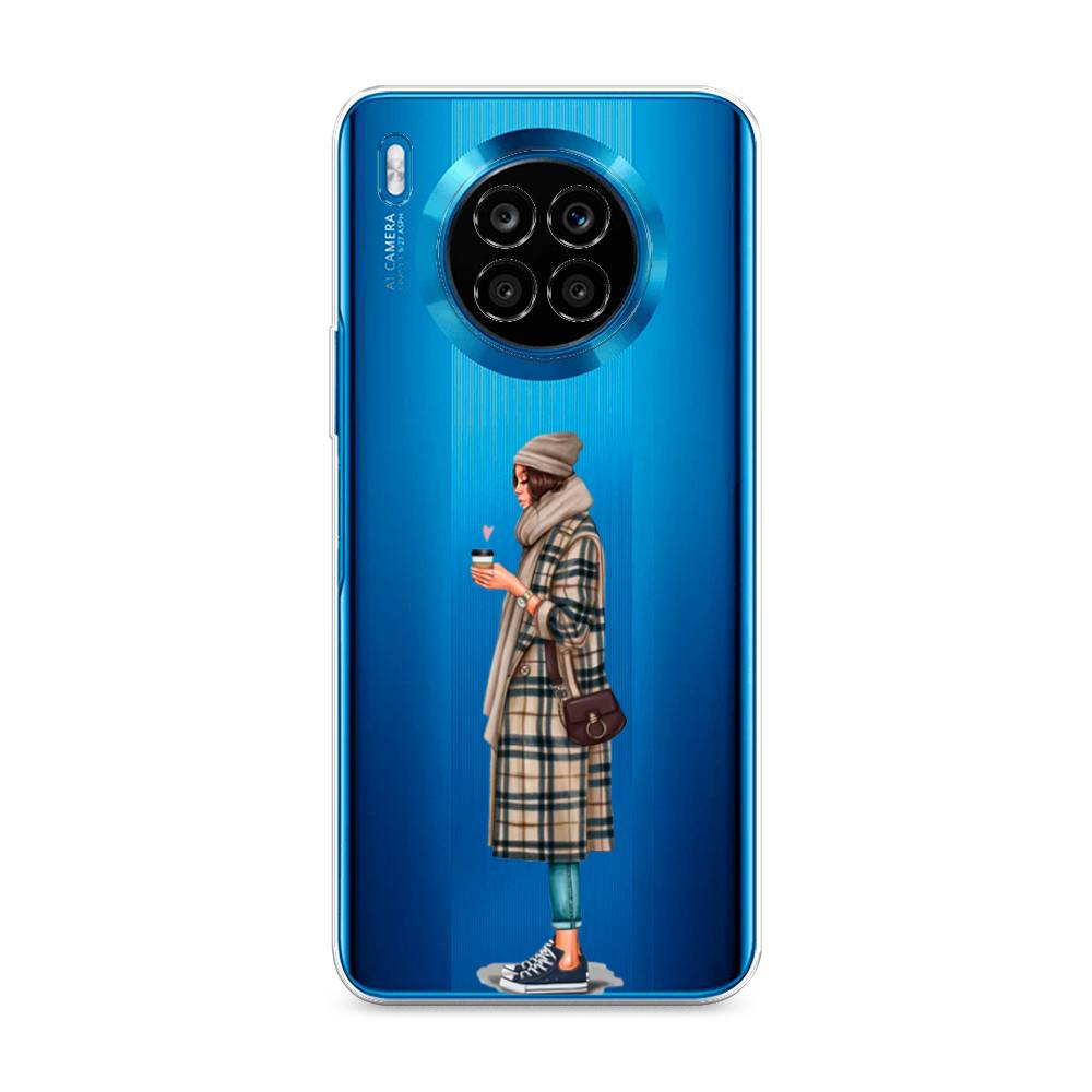 

Чехол на Huawei Nova 8i "Утренний кофе", Коричневый;бежевый, 6106450-6