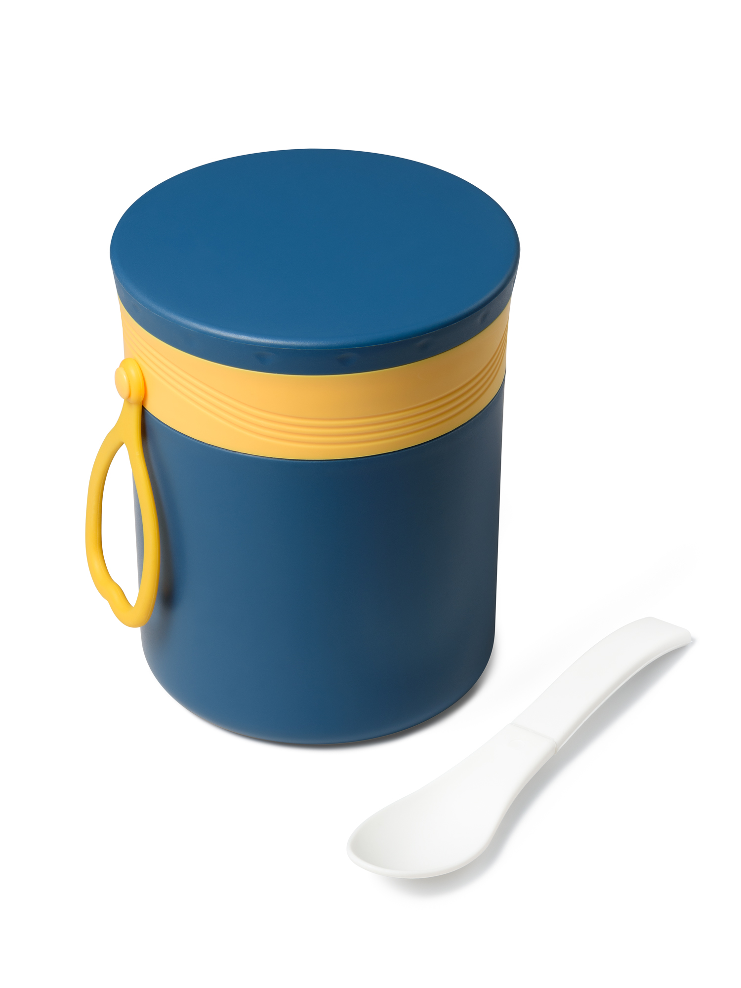 Ланч-бокс для супа Shiny Kitchen Пластиковый пищевой контейнер для жидкого с ложкой 450 мл