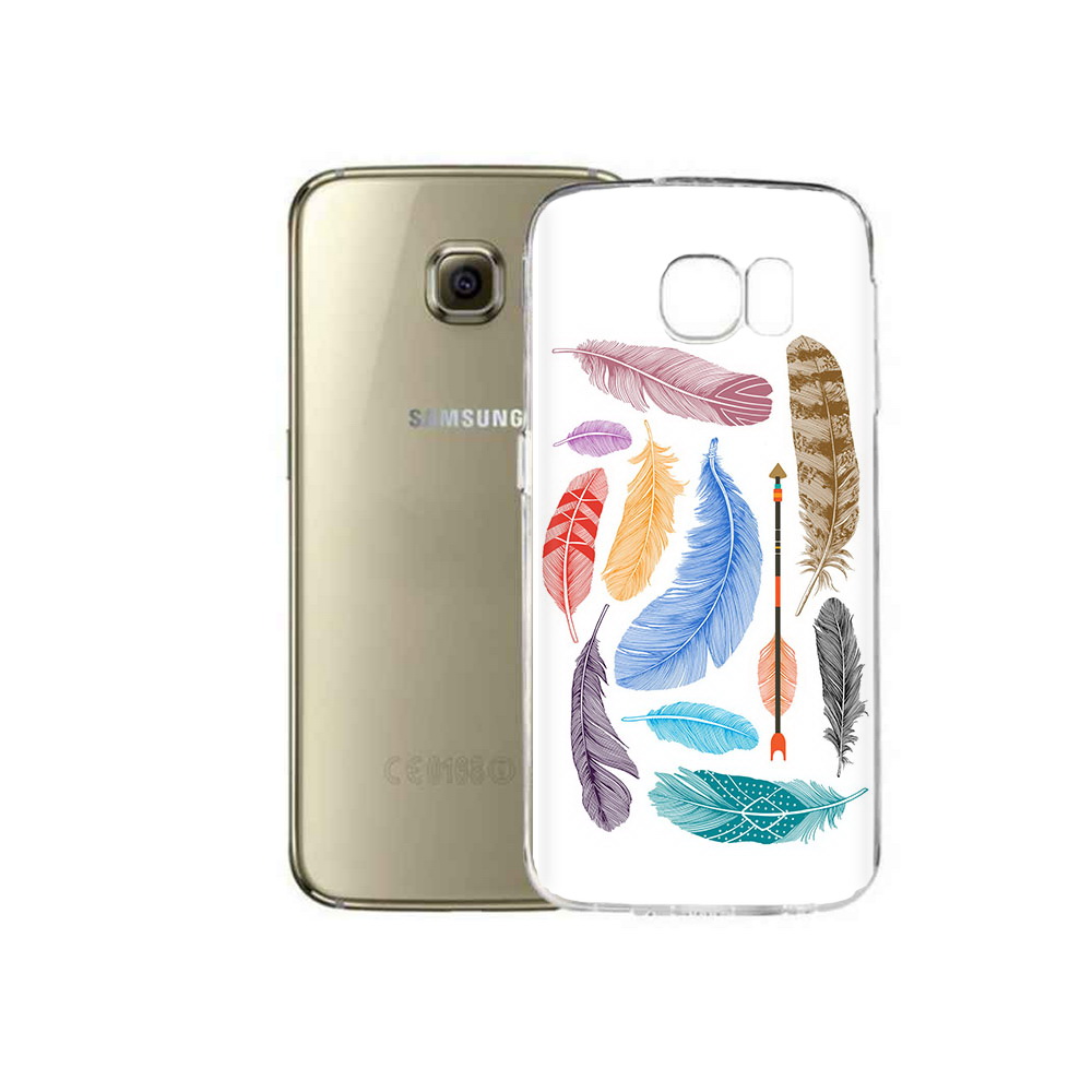 

Чехол MyPads Tocco для Samsung Galaxy C5 Pro разноцветные перья (PT61139.577.572), Прозрачный, Tocco
