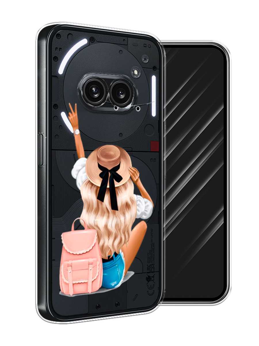 

Чехол Awog на Nothing Phone 2a "Автостопом самолетом", Бежевый;белый, 3300350-1
