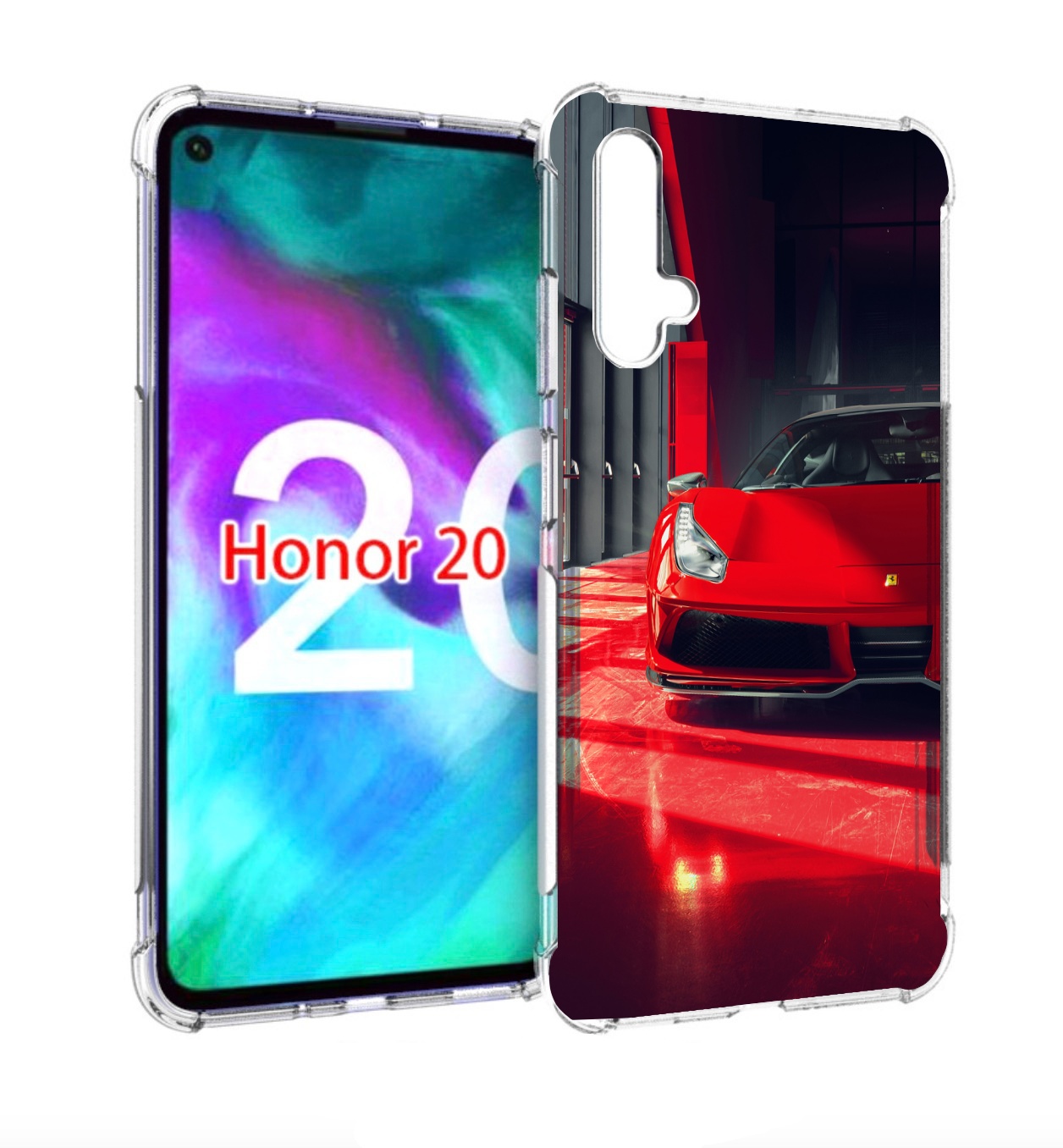 

Чехол бампер MyPads ферра для Honor 20, Прозрачный, Tocco