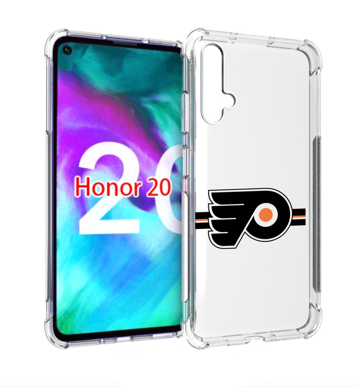 

Чехол бампер MyPads филадельфия флаерс мужской для Honor, Прозрачный, Tocco