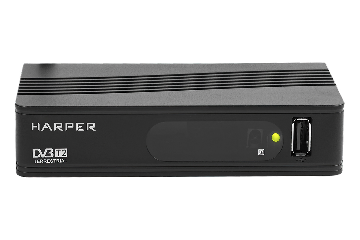 

DVB-T2 приставка HARPER HDT2-1202 DVB-T2 Black, HDT2-1202