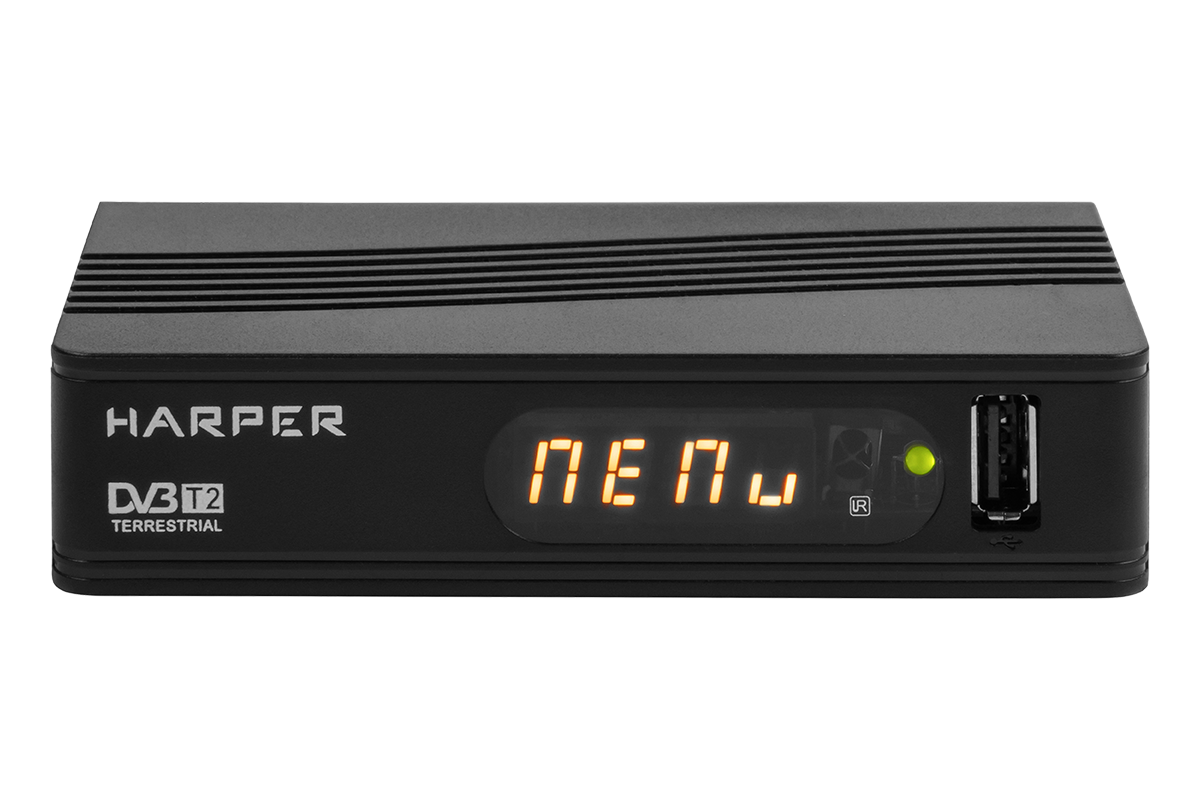 

DVB-T2 приставка HARPER HDT2-1514 DVB-T2 Black, HDT2-1514