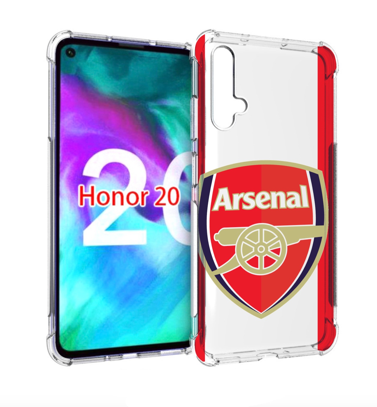 

Чехол бампер MyPads фк арсенал лондон мужской для Honor 2, Прозрачный, Tocco