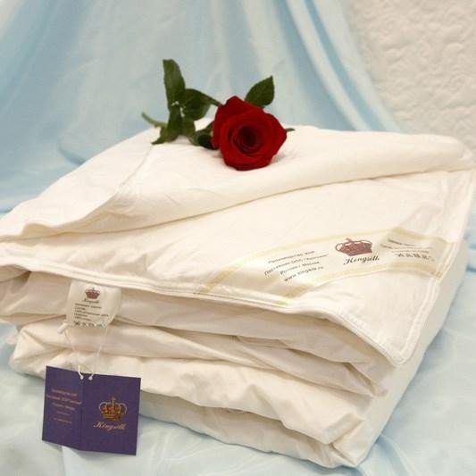 

Одеяло шелковое KINGSILK ЭЛИТ персиковое 140х205 теплое