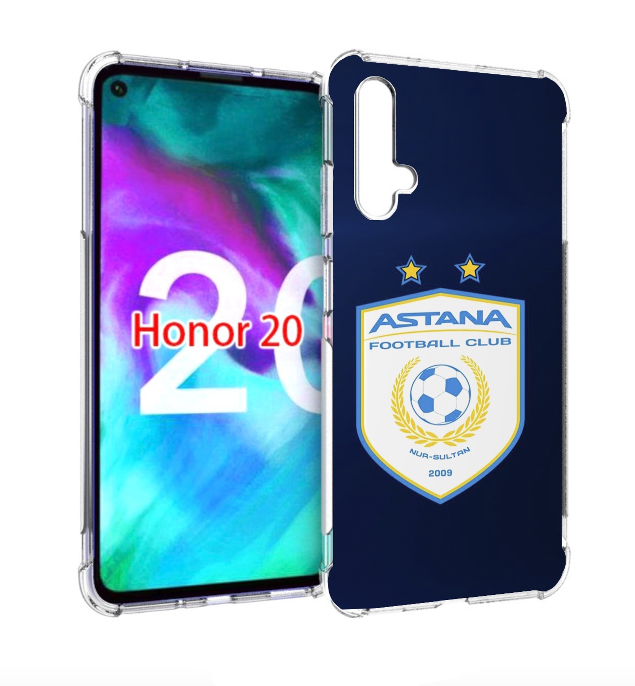 

Чехол бампер MyPads фк астана нур султан для Honor 20 Honor, Прозрачный, Tocco
