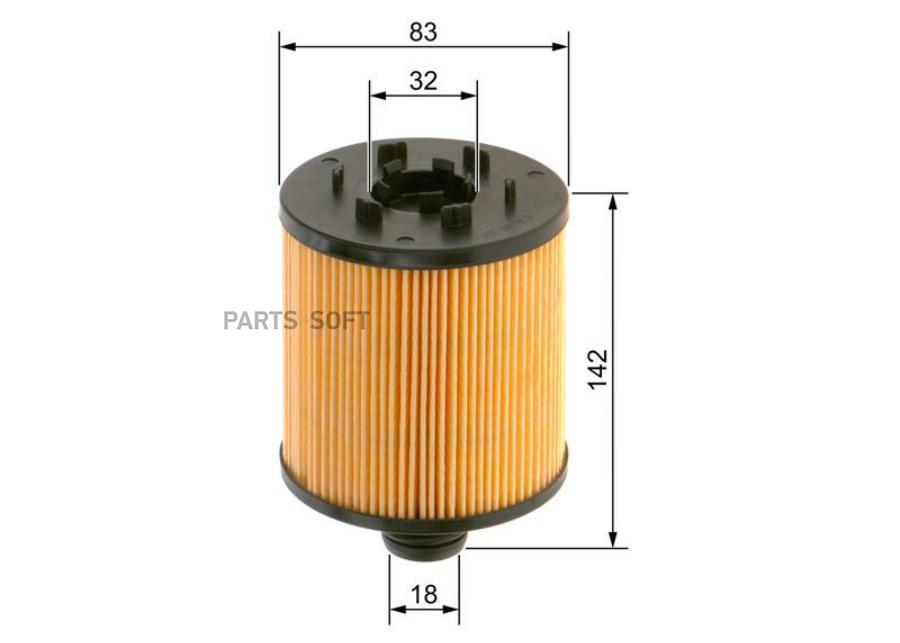 

Фильтр масляный (вставка) Bosch f026407273