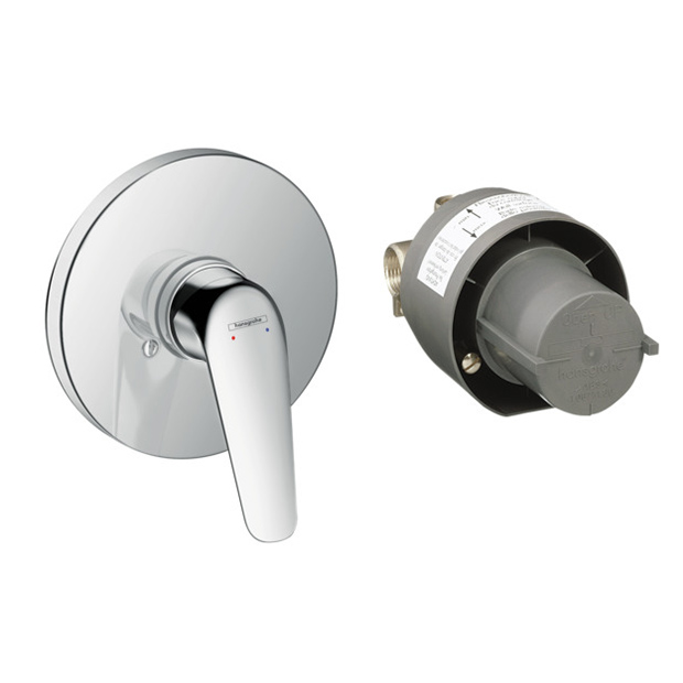

Смеситель Hansgrohe Novus 71068000 внешняя часть для душа и скрытая часть